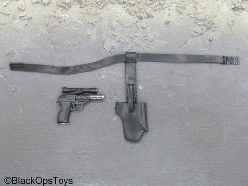 Star Wars Moff Gideon - Blaster Pistol w/Black Leather Like Belt & Holster