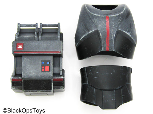 Star Wars TBB Hunter - Black & Red Body Armor w/Magnetic Backpack