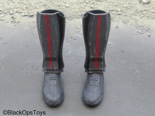 Star Wars TBB Hunter - Grey & Red 2-Part Boots (Peg Type)