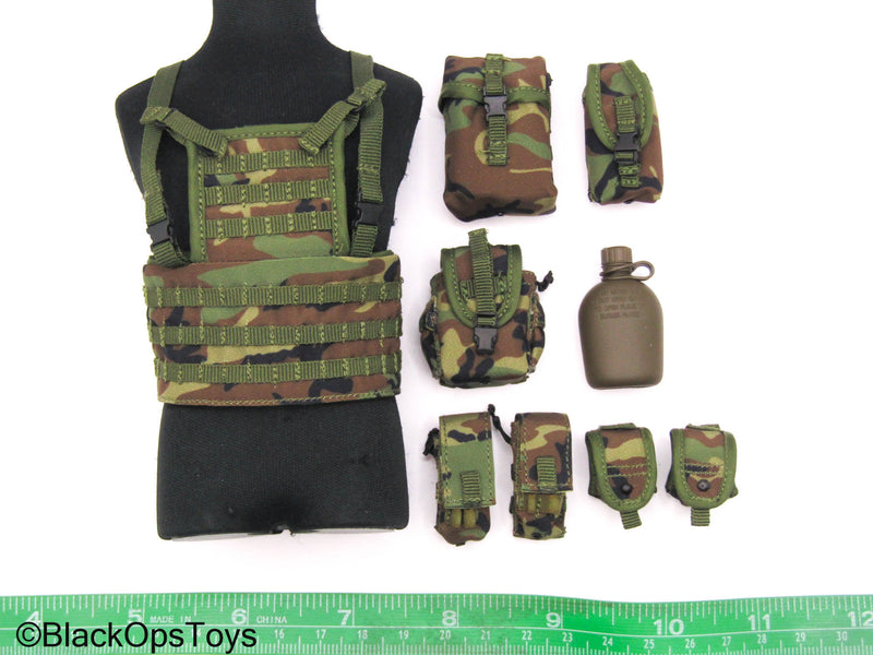 Load image into Gallery viewer, 75th Ranger Regiment Airborne Ltd. - Woodland Camo Tac Rig Set
