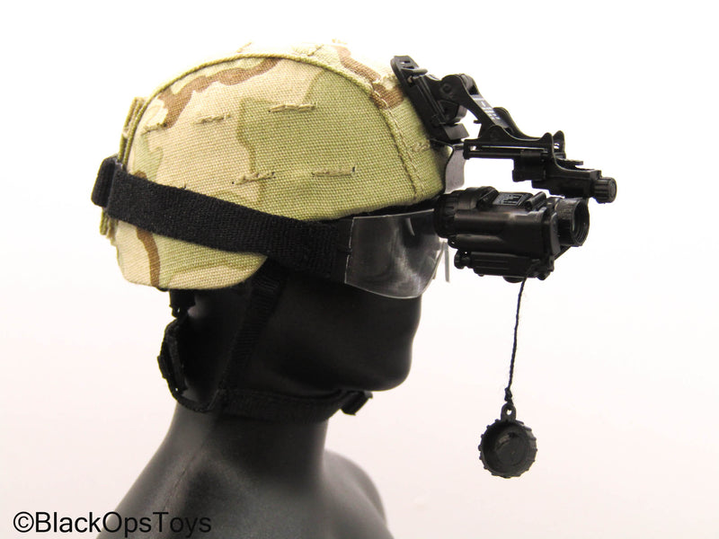 Load image into Gallery viewer, 75th Ranger Regiment Airborne - DCU Helmet w/NVG Set
