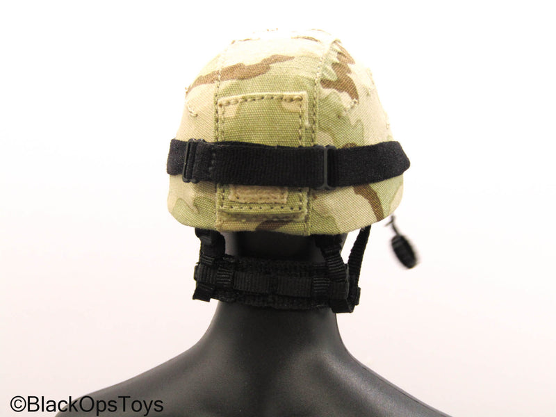 Load image into Gallery viewer, 75th Ranger Regiment Airborne - DCU Helmet w/NVG Set
