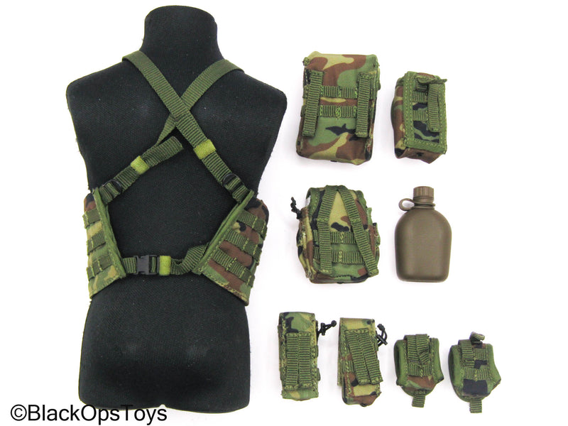 Load image into Gallery viewer, 75th Ranger Regiment Airborne Ltd. - Woodland Camo Tac Rig Set
