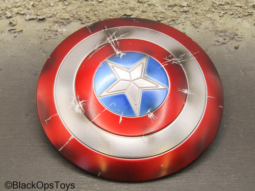 The Avengers - Captain America - Battle Damaged Adamantium Shield