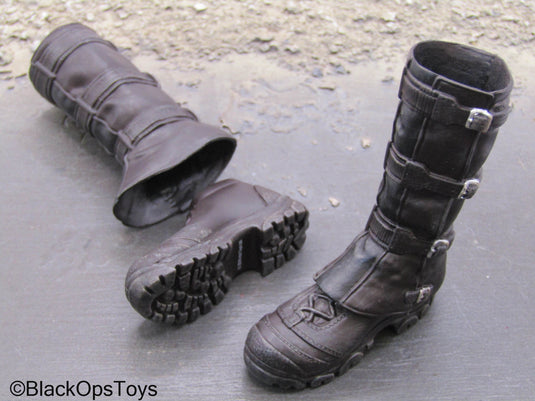 Captain America - Black Boots (Peg Type)