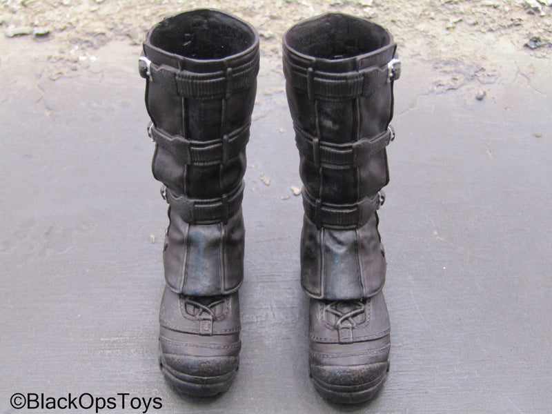 Load image into Gallery viewer, Captain America - Black Boots (Peg Type)
