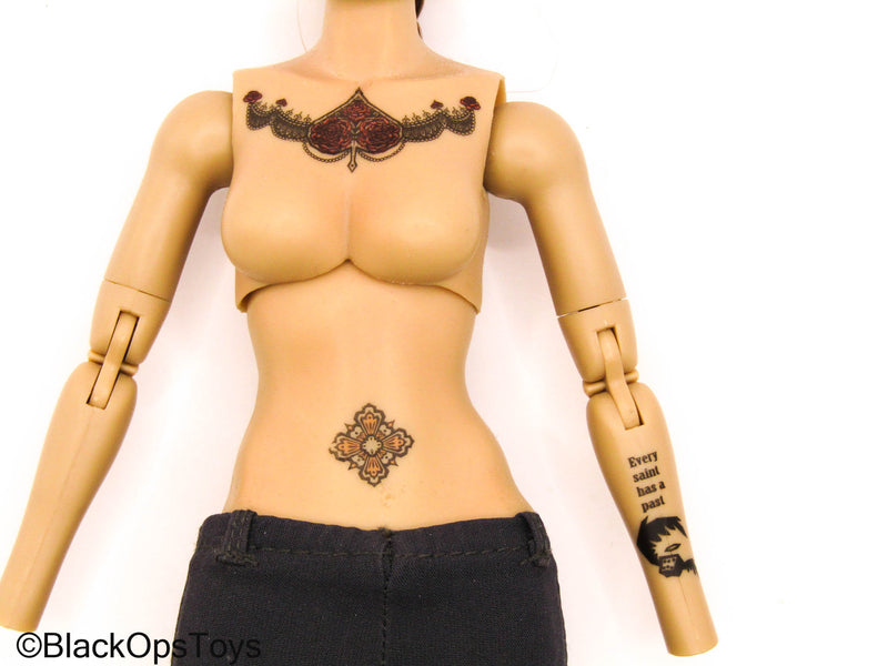 Load image into Gallery viewer, Female - Female Base Body w/Tattoos &amp; Uniform Set
