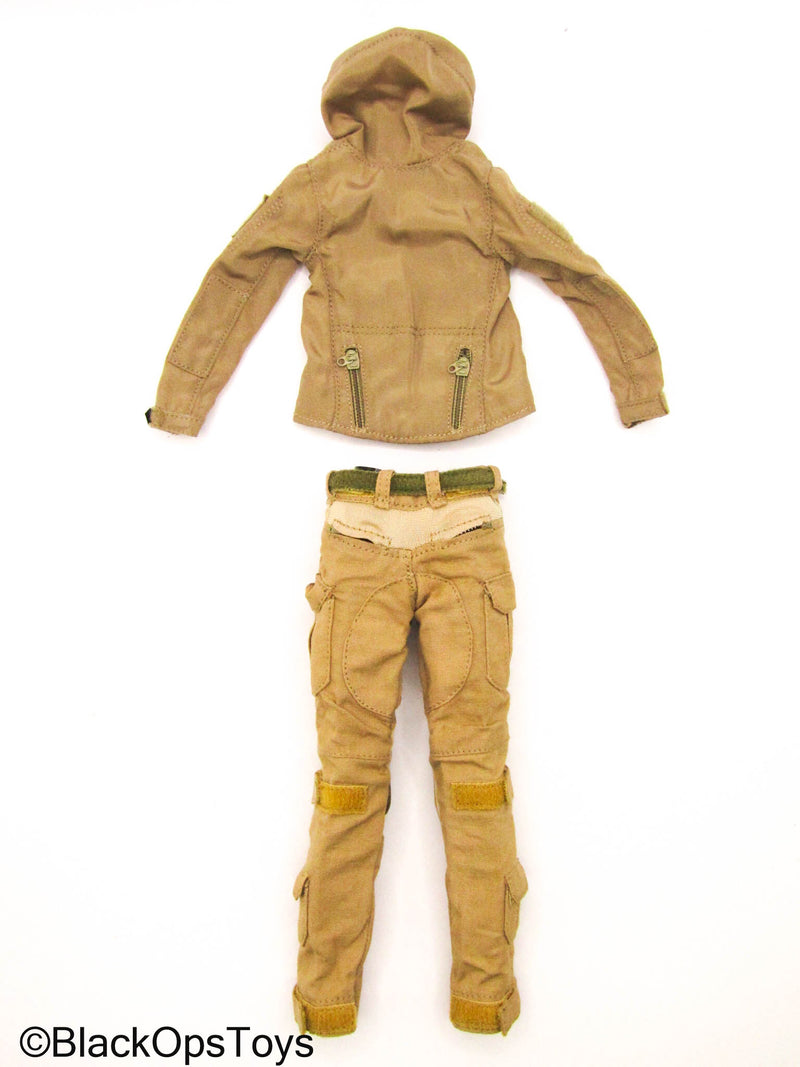 Load image into Gallery viewer, Female - Tan Combat Jacket w/Pants
