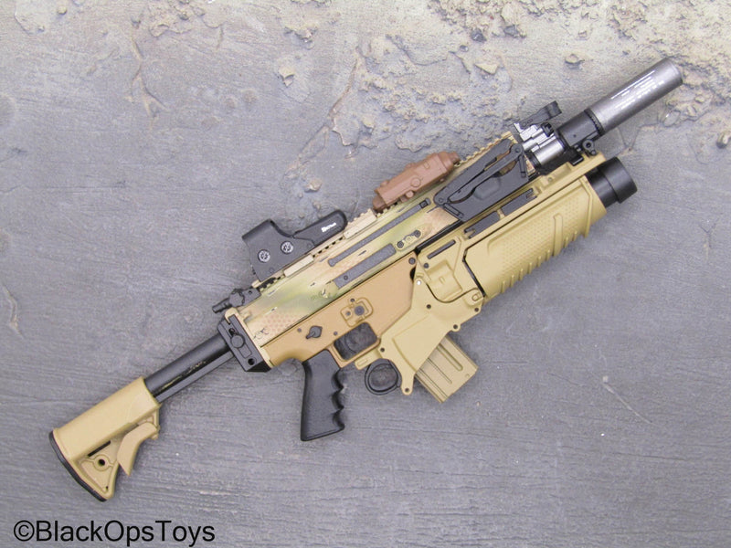 Load image into Gallery viewer, French Commandement - MK16 Scar Rifle w/Grenade Launcher
