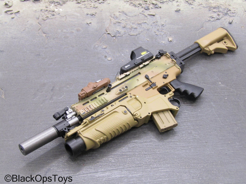 Load image into Gallery viewer, French Commandement - MK16 Scar Rifle w/Grenade Launcher
