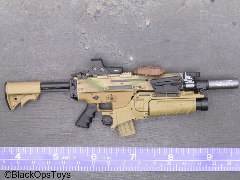 Load image into Gallery viewer, French Commandement - MK16 Scar Rifle w/Grenade Launcher
