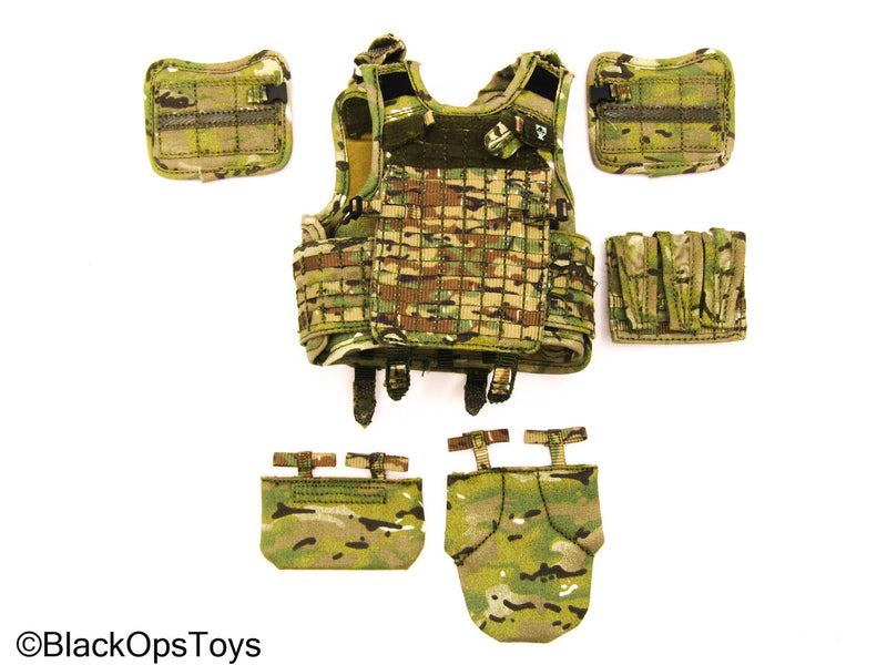 Load image into Gallery viewer, FSB Spetsnaz Alpha - Multicam MOLLE Assault Vest w/Padding Set
