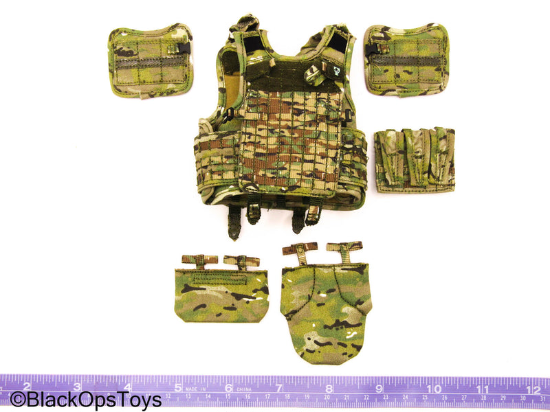 Load image into Gallery viewer, FSB Spetsnaz Alpha - Multicam MOLLE Assault Vest w/Padding Set
