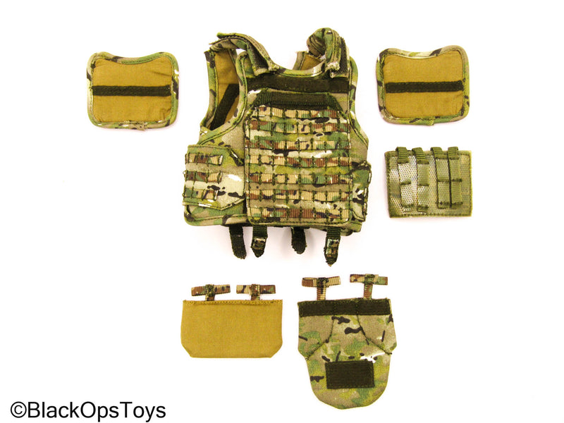 Load image into Gallery viewer, FSB Spetsnaz Alpha - Multicam MOLLE Assault Vest w/Padding Set
