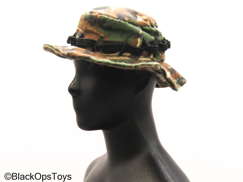 Load image into Gallery viewer, Woodland Camo Boonie Hat
