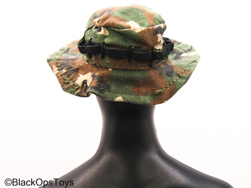 Load image into Gallery viewer, Woodland Camo Boonie Hat
