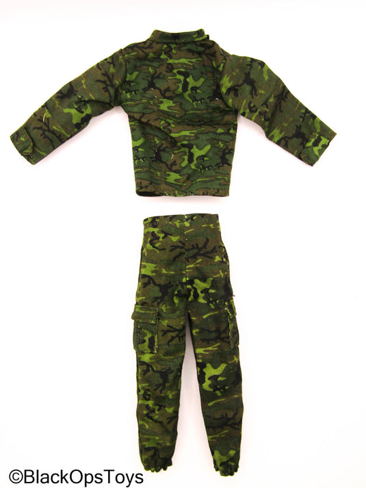 Woodland Camo Combat Uniform Set