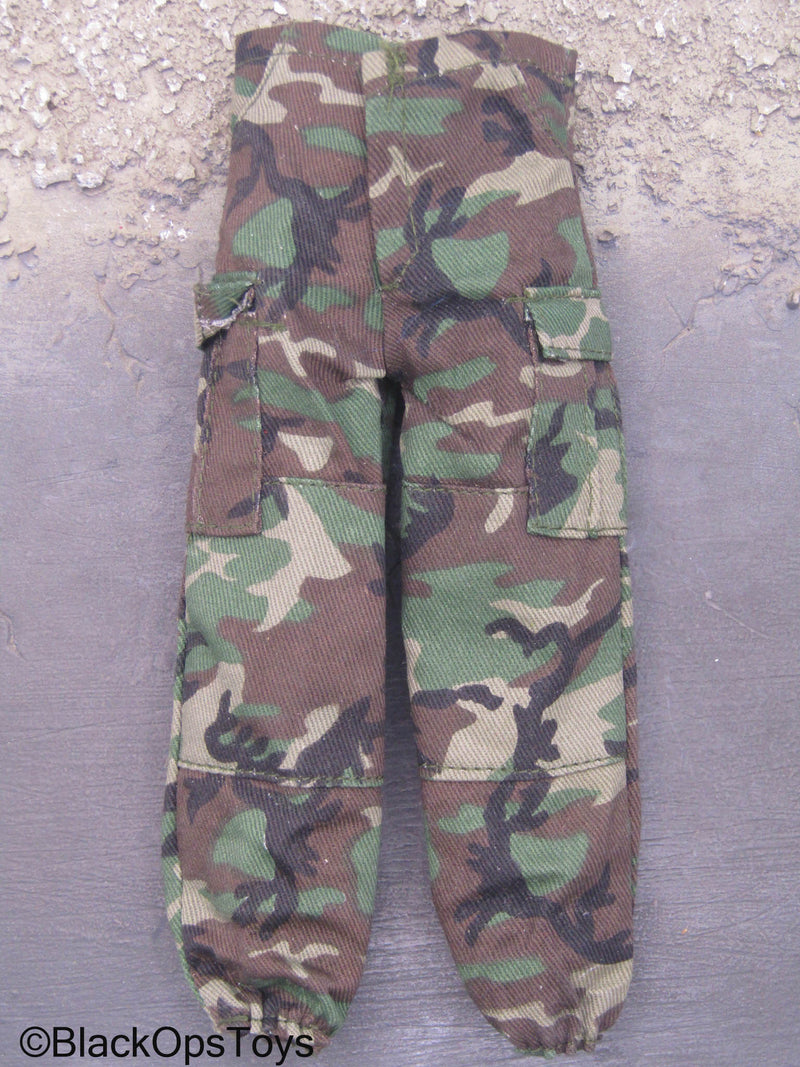 Load image into Gallery viewer, Woodland Camo Combat Pants
