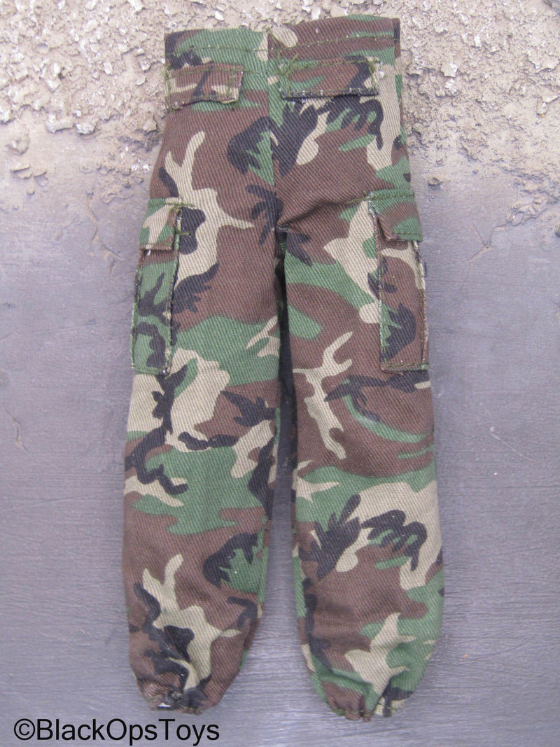 Load image into Gallery viewer, Woodland Camo Combat Pants
