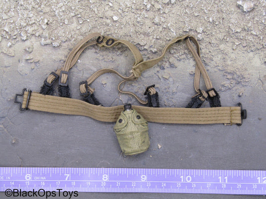 Tan Belt w/Suspenders & Canteen w/Pouch