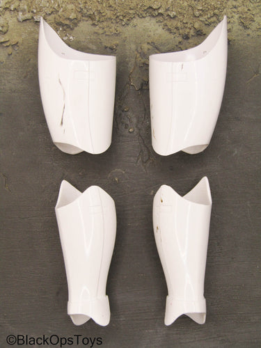 First Order Stormtrooper - Scratched White Leg Armor Set