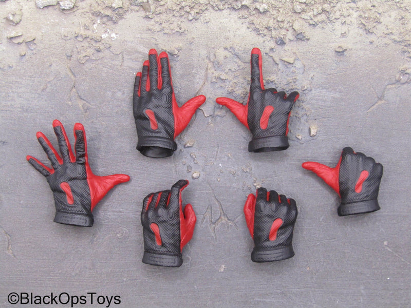 Load image into Gallery viewer, Lady Deadpool - Red &amp; Black Female Gloved Hands (Type 2)
