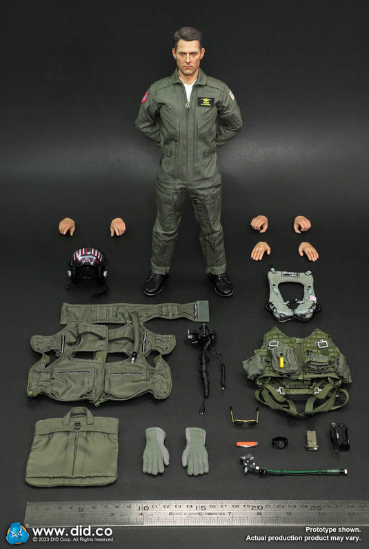 F/A-18E Pilot Captain Mitchell - Fighter Pilot Helmet w/Carry Bag