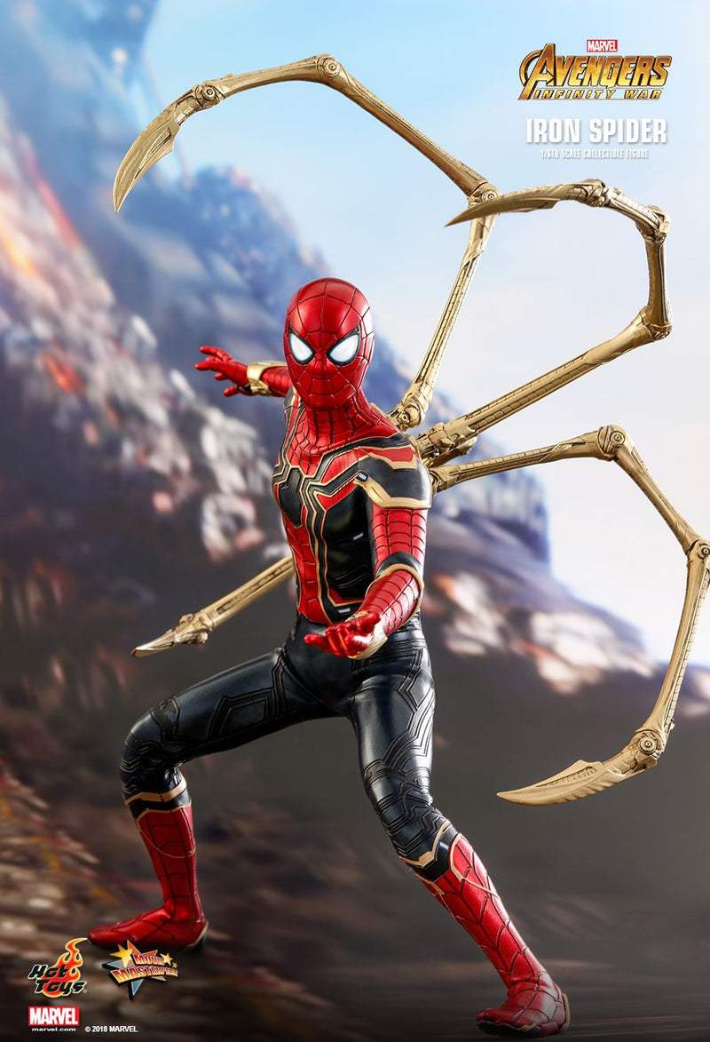 Load image into Gallery viewer, Avengers Infinity War Iron Spider - Male Magnetic Head Sculpt &amp; Mask
