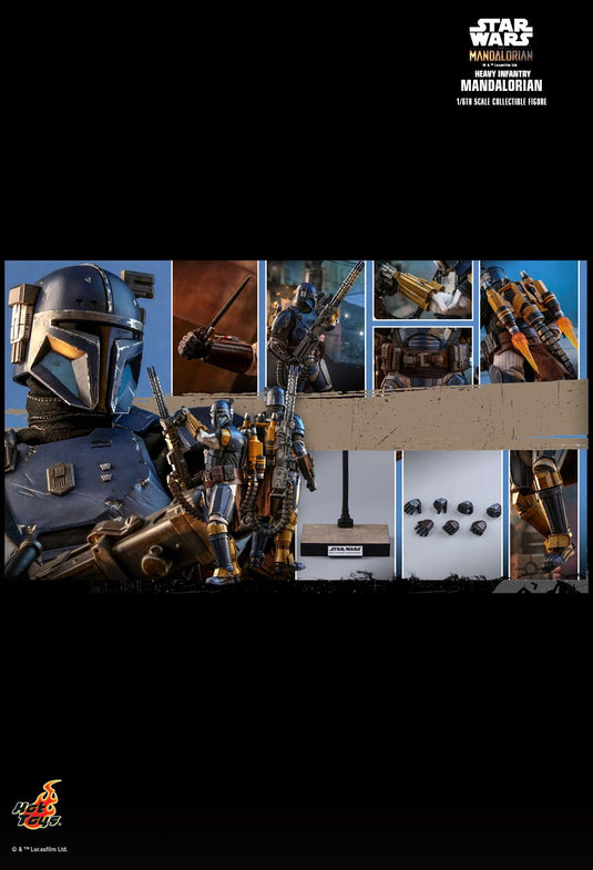 Star Wars - Heavy Infantry Mandalorian - CUSTOM PAINT OPEN BOX