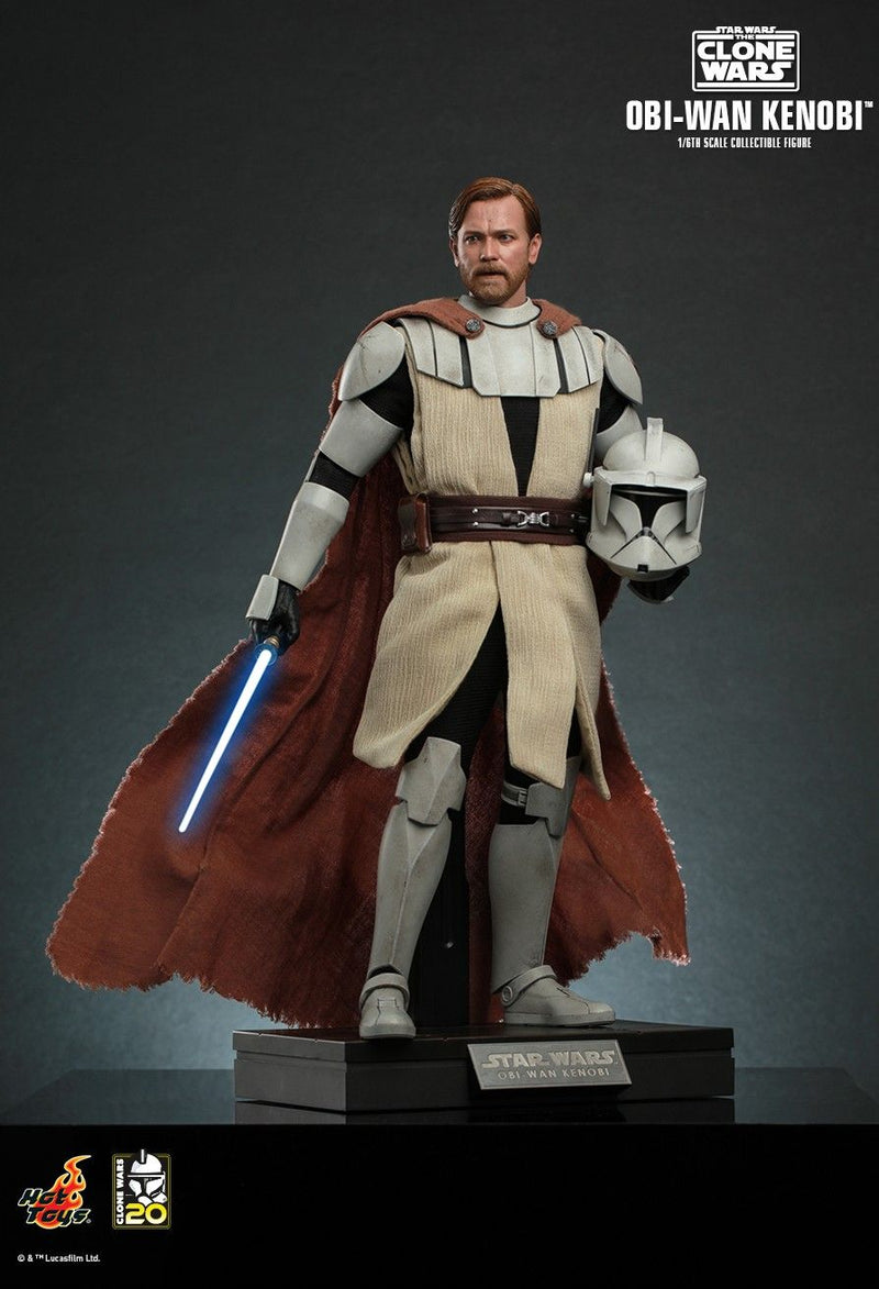 Load image into Gallery viewer, Star Wars Clone Wars - Obi Wan Kenobi - Magnetic Cape w/Armor Set
