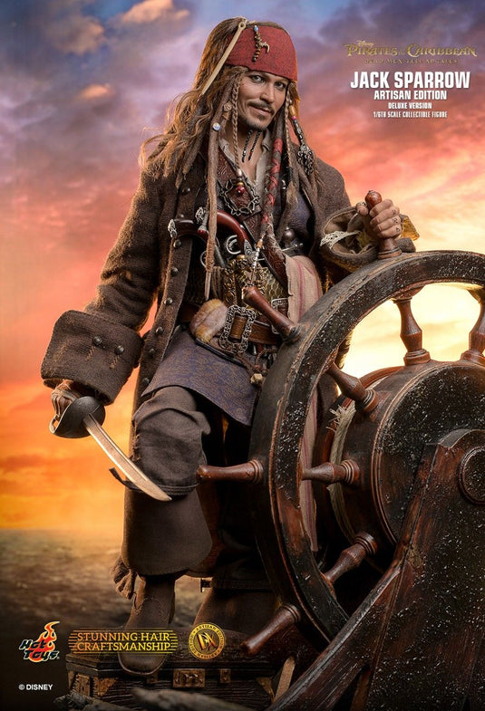 POTC - DMTNT - Captain Jack Sparrow Deluxe Artisan Edition - MINT IN BOX