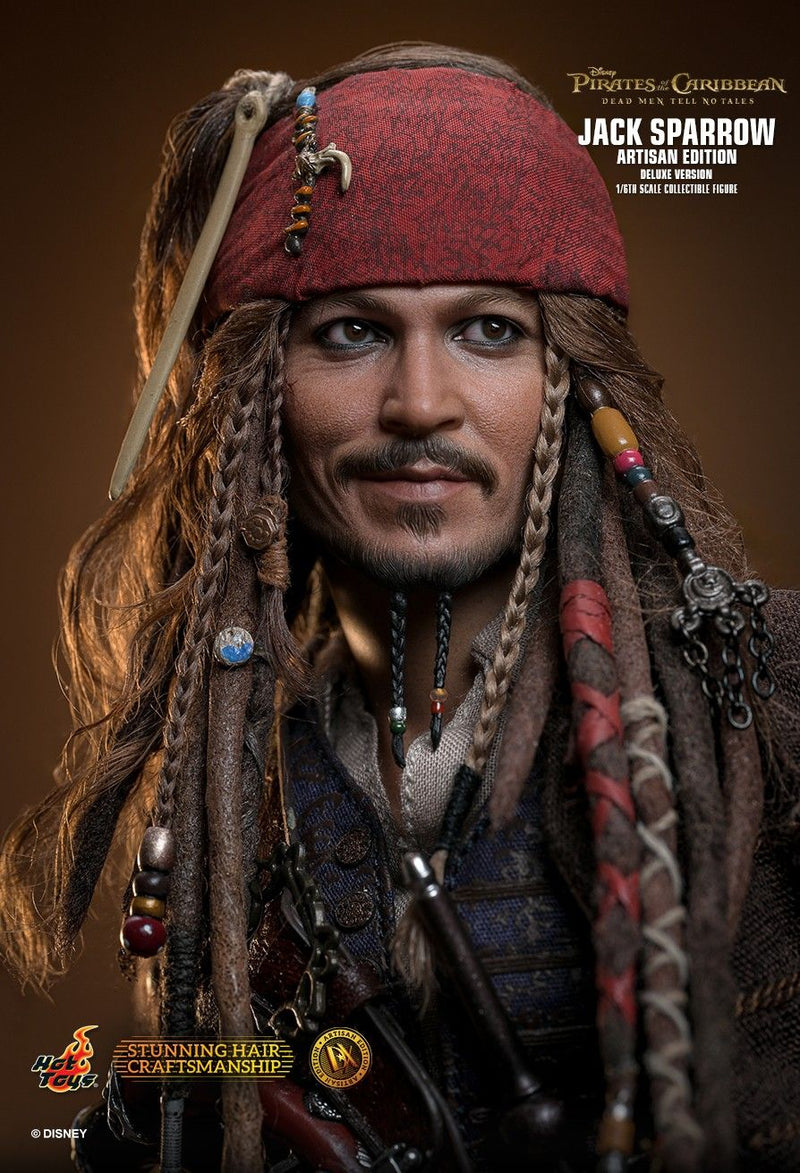 Load image into Gallery viewer, POTC - DMTNT - Captain Jack Sparrow Deluxe Artisan Edition - MINT IN BOX
