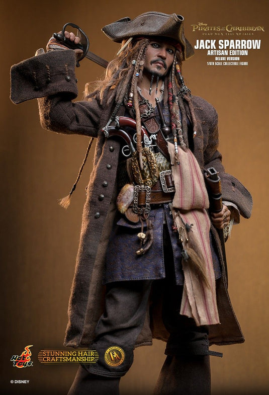 POTC - DMTNT - Captain Jack Sparrow Deluxe Artisan Edition - MINT IN BOX