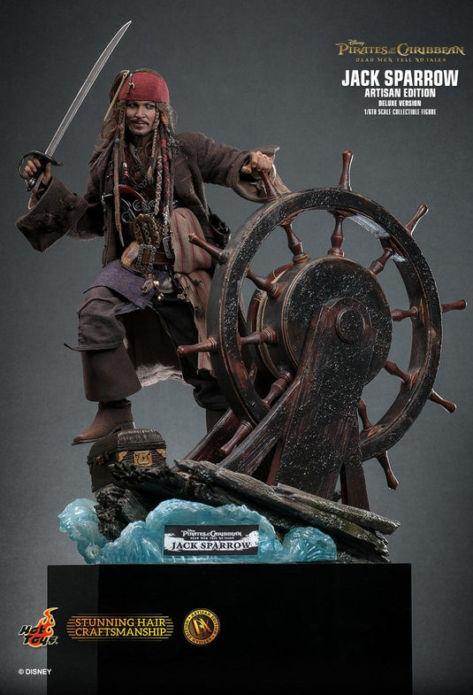 POTC - DMTNT - Captain Jack Sparrow Deluxe Artisan Edition - MINT IN BOX