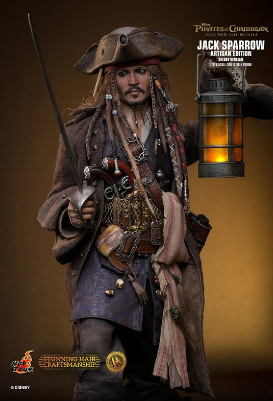 POTC - DMTNT - Captain Jack Sparrow Deluxe Artisan Edition - MINT IN BOX