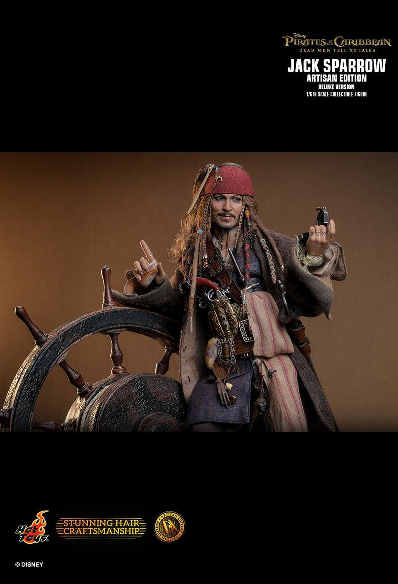 Load image into Gallery viewer, POTC - DMTNT - Captain Jack Sparrow Deluxe Artisan Edition - MINT IN BOX
