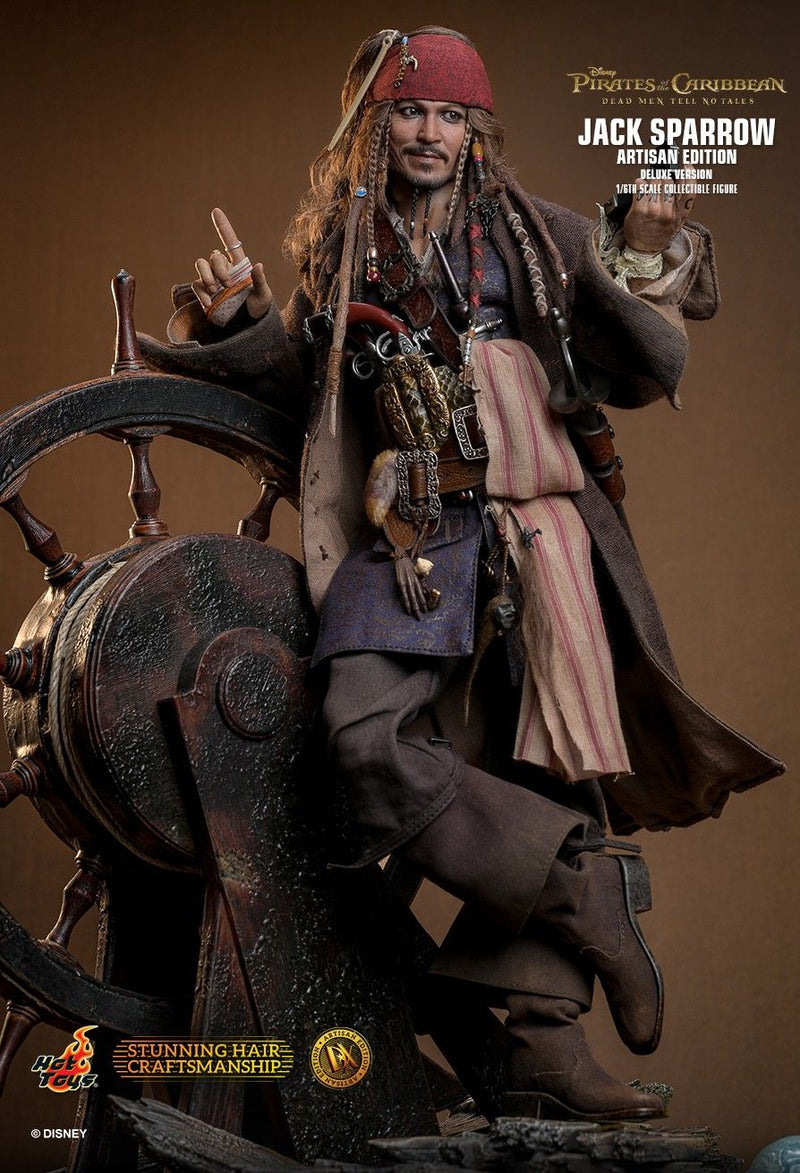 Load image into Gallery viewer, POTC - DMTNT - Captain Jack Sparrow Deluxe Artisan Edition - MINT IN BOX
