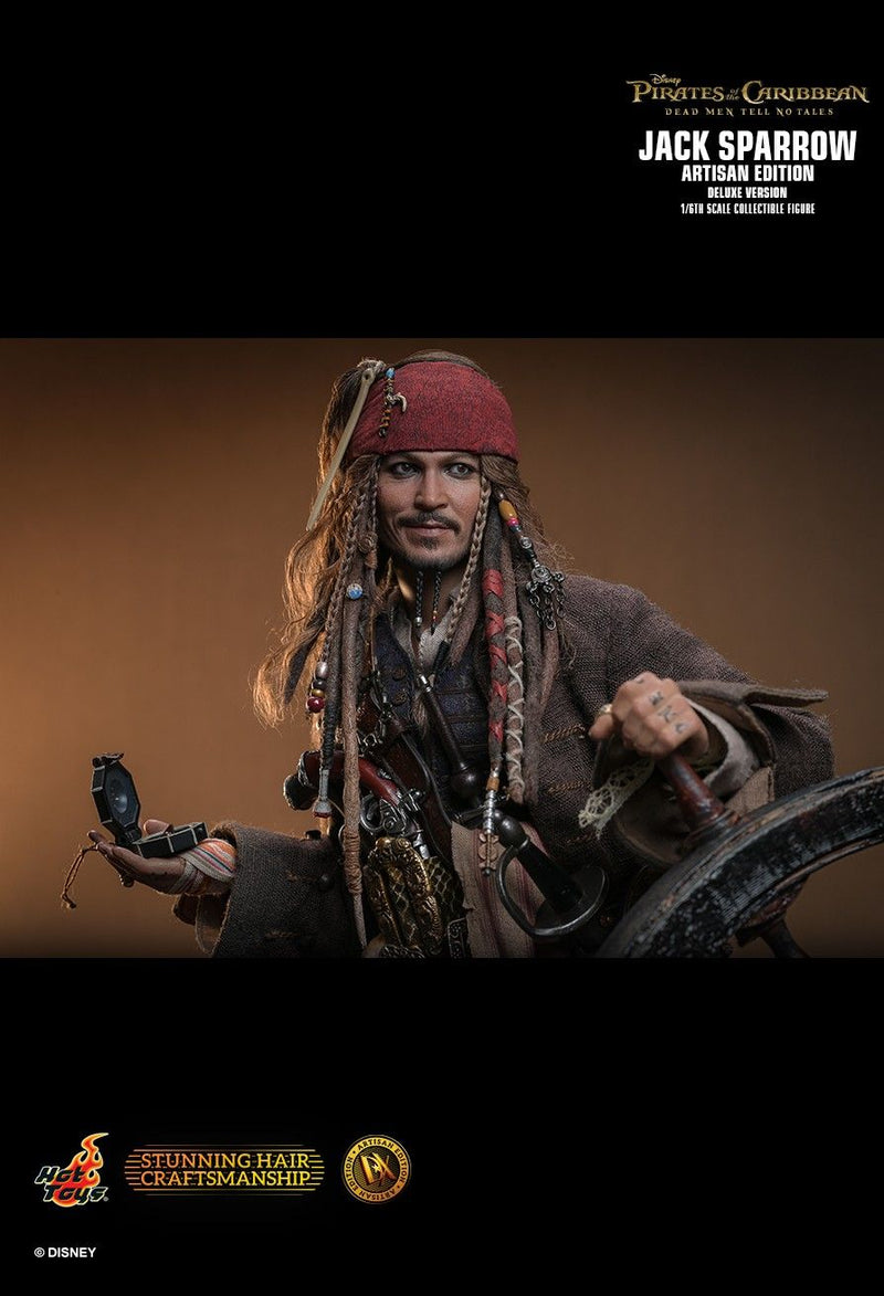 Load image into Gallery viewer, POTC - DMTNT - Captain Jack Sparrow Deluxe Artisan Edition - MINT IN BOX
