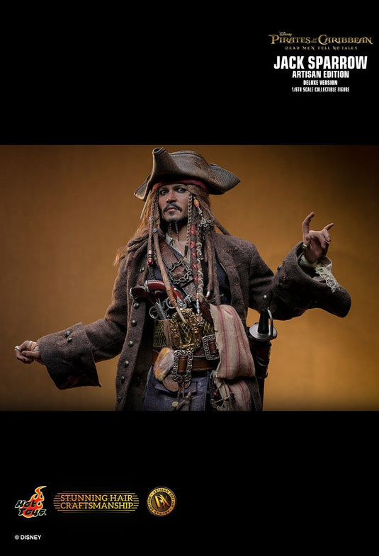 POTC - DMTNT - Captain Jack Sparrow Deluxe Artisan Edition - MINT IN BOX