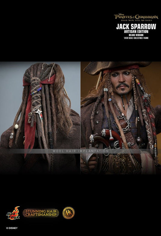 POTC - DMTNT - Captain Jack Sparrow Deluxe Artisan Edition - MINT IN BOX