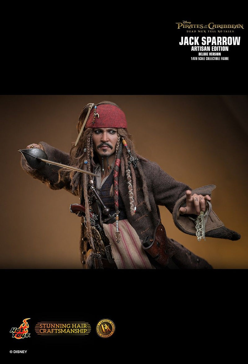 Load image into Gallery viewer, POTC - DMTNT - Captain Jack Sparrow Deluxe Artisan Edition - MINT IN BOX
