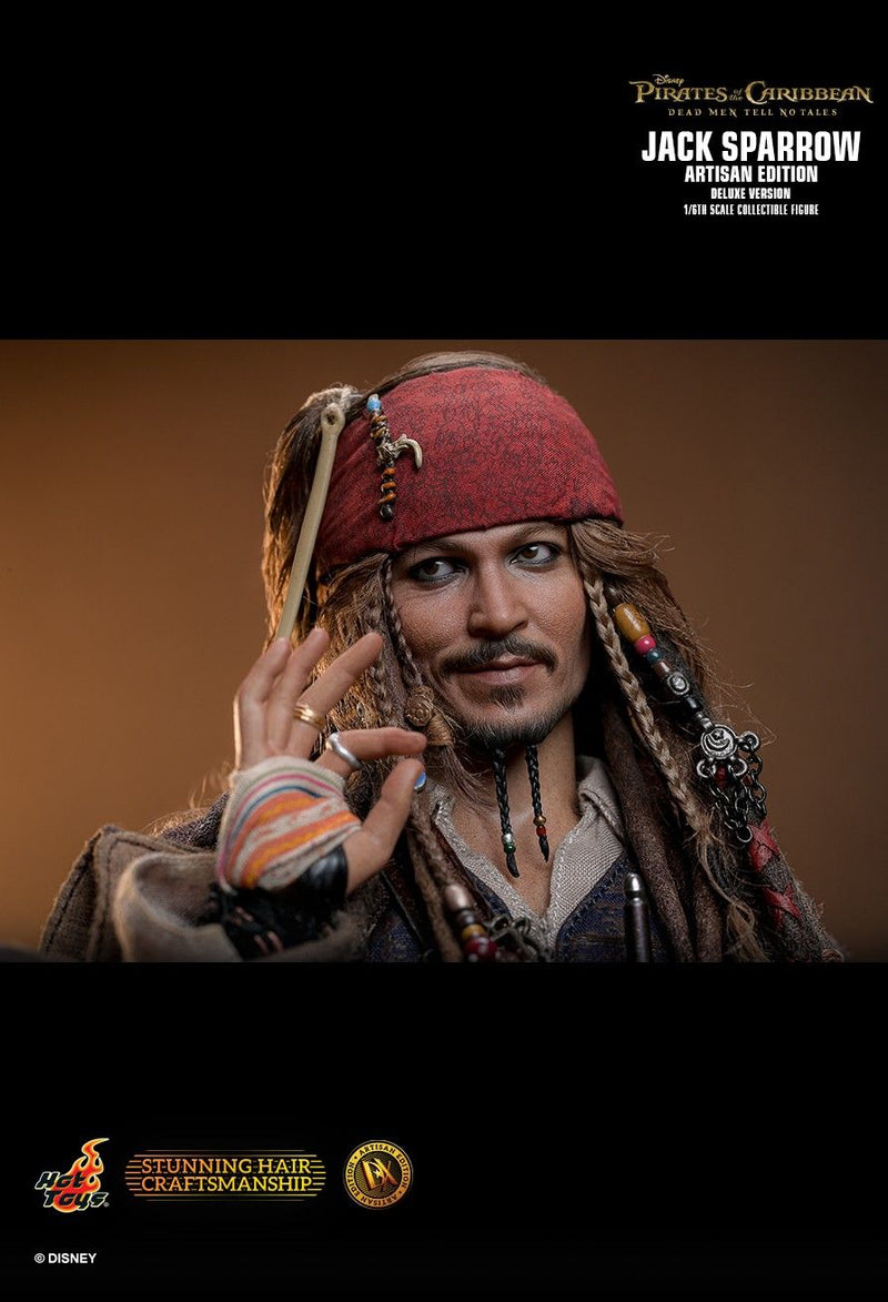 Load image into Gallery viewer, POTC - DMTNT - Captain Jack Sparrow Deluxe Artisan Edition - MINT IN BOX
