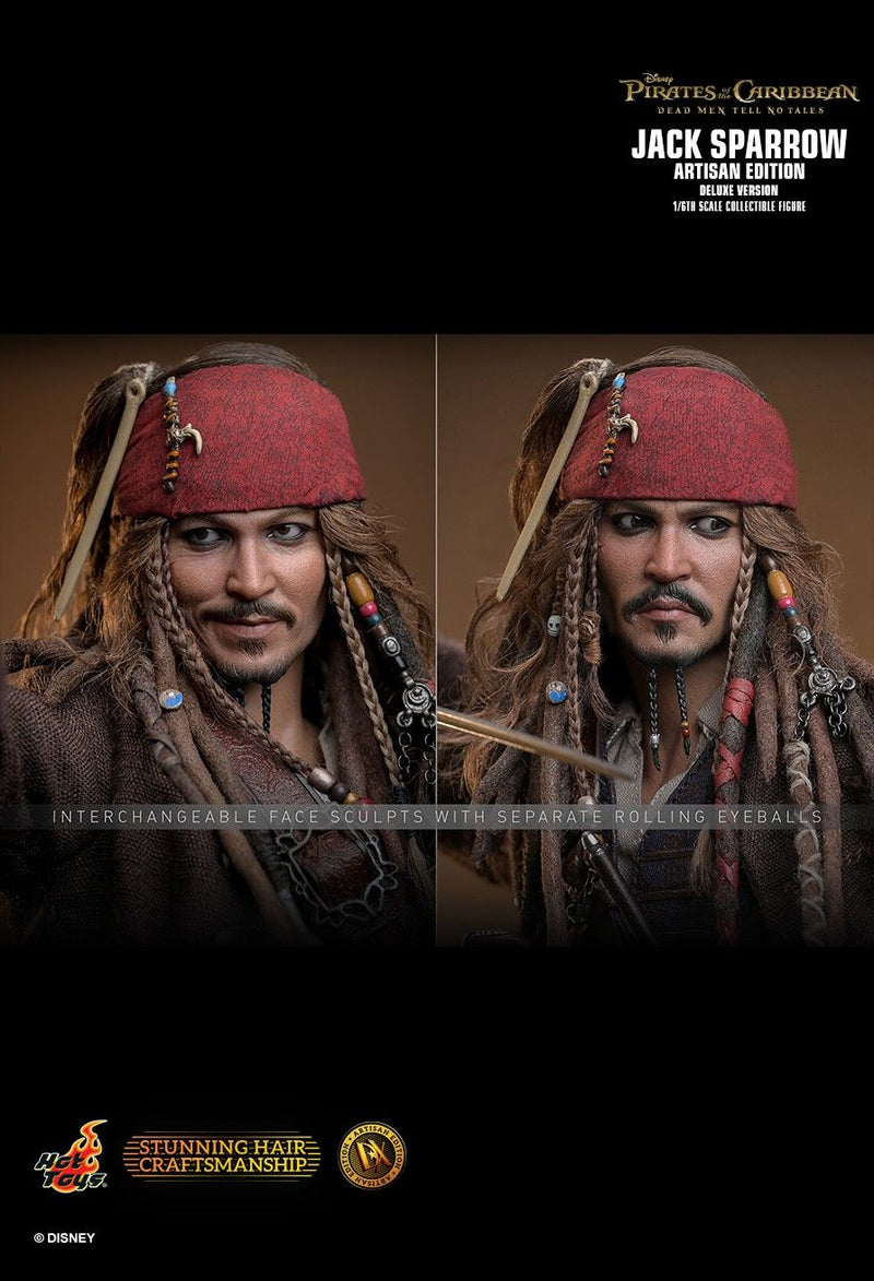 Load image into Gallery viewer, POTC - DMTNT - Captain Jack Sparrow Deluxe Artisan Edition - MINT IN BOX
