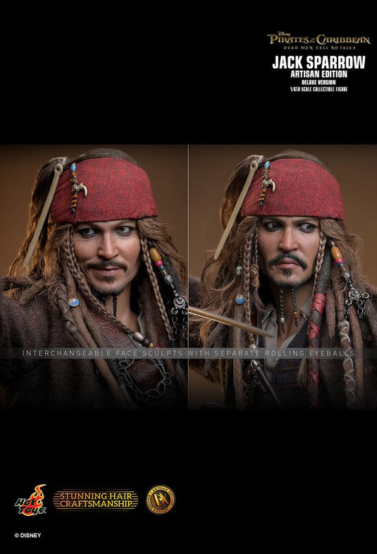 POTC - DMTNT - Captain Jack Sparrow Deluxe Artisan Edition - MINT IN BOX