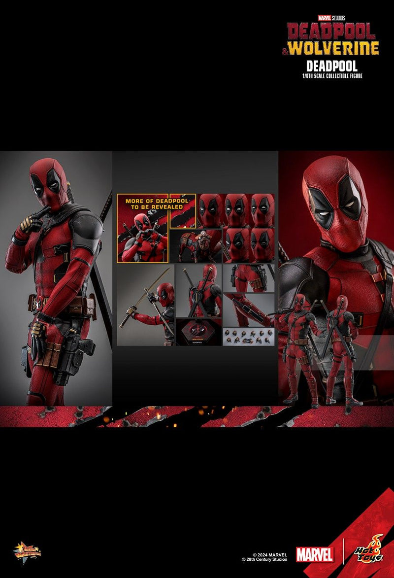 Load image into Gallery viewer, Deadpool &amp; Wolverine - Deadpool - Male Masked Headsculpt w/Eyes (x10)
