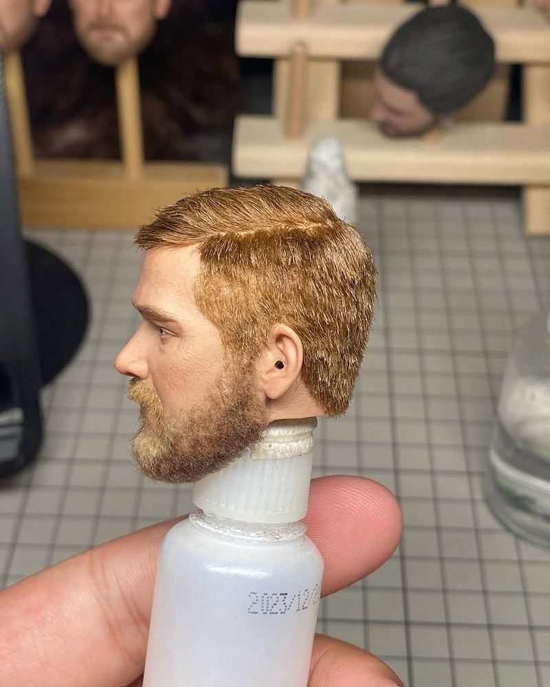 Load image into Gallery viewer, Pierre Z Studio - Custom Painted Chris Kyle Head Sculpt w/Realistic Hair
