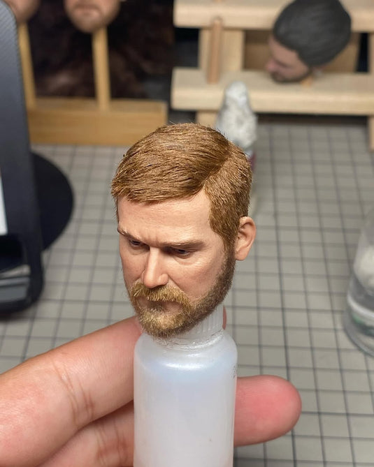 Pierre Z Studio - Custom Painted Chris Kyle Head Sculpt w/Realistic Hair