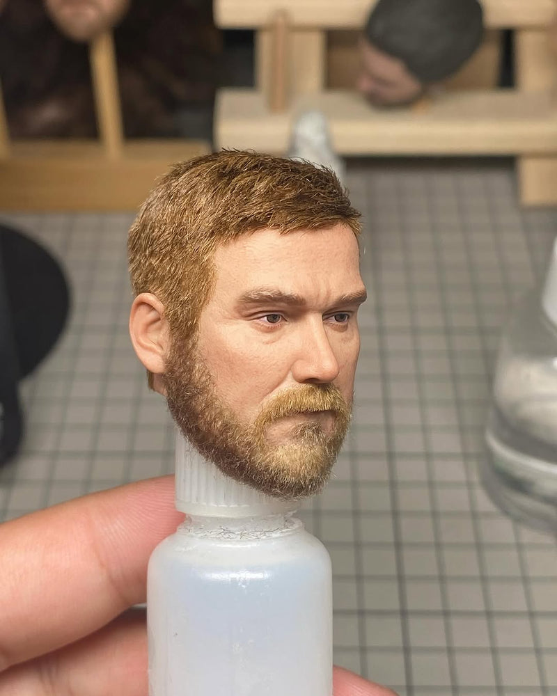 Load image into Gallery viewer, Pierre Z Studio - Custom Painted Chris Kyle Head Sculpt w/Realistic Hair
