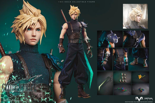 Cloud Strife - Male Base Body w/Seamless Arms & Head Sculpt