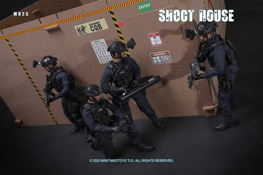 SWAT Shoot House Diorama COMBO- MINT IN BOX